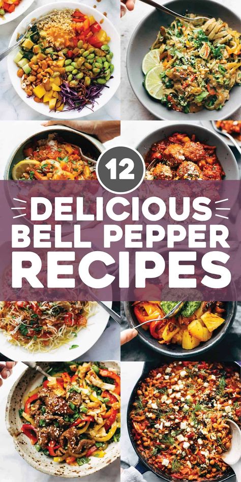 Recipes Bell Peppers, Crepes Easy, Pepper Recipes Healthy, Sweet Pepper Recipes, Red Pepper Recipes, Crockpot Stuffed Peppers, Easy Crepe Recipe, Easy Food Recipes, Crepe Recipe