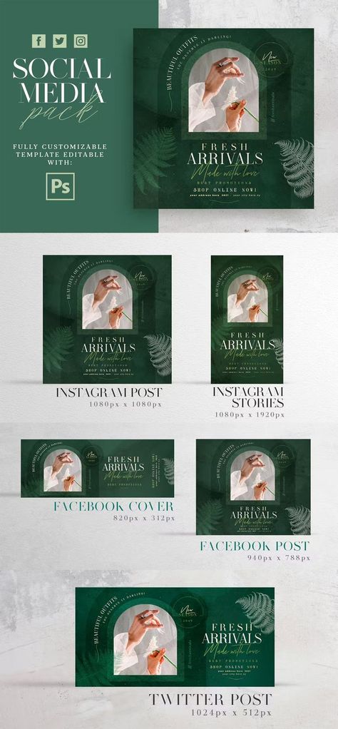 Social Media Pack, Media Wall, Post Templates, Fashion Shows, Social Media Posts, Media Design, Social Media Template, Social Media Design, Social Media Post