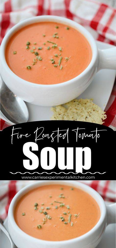 Fire Roasted Tomato Soup, Bisque Soup, Hearty Soup Recipes, Seafood Dinners, Soup Sandwich, Soup Chowder, Fast Meals, Roasted Tomato Soup, Tomato Bisque