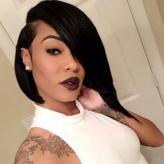 Bob Quick Weave, Weave Bob Hairstyles, Weave Bob, Black Bob Hairstyles, Quick Weave Hairstyles, Quick Weave, Hair Crush, Hair Life, Love Hair