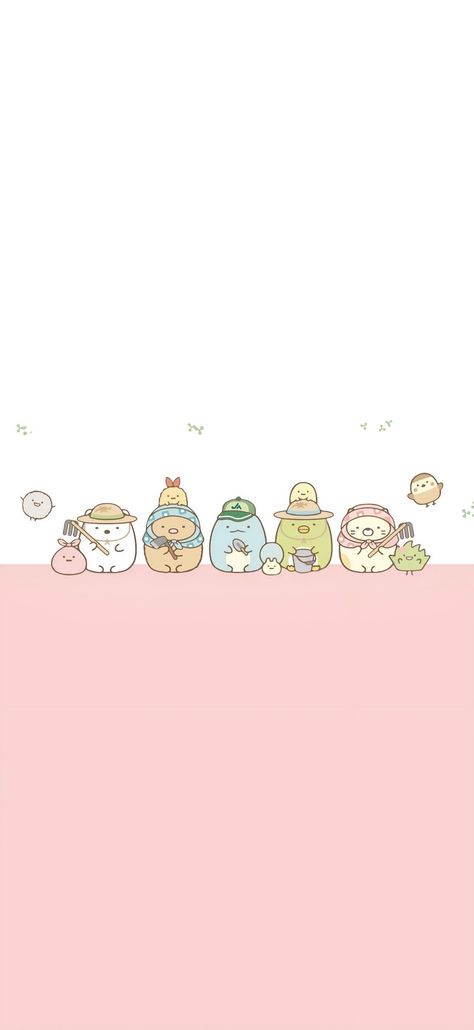 Sumikko Gurashi Wallpaper, Summiko Gurashi, Sanrio Wallpapers, Animated Photos, 3d Wallpaper Iphone, Iphone Lockscreen Wallpaper, Sumikko Gurashi, Motivational Sticker, Wallpaper Pastel