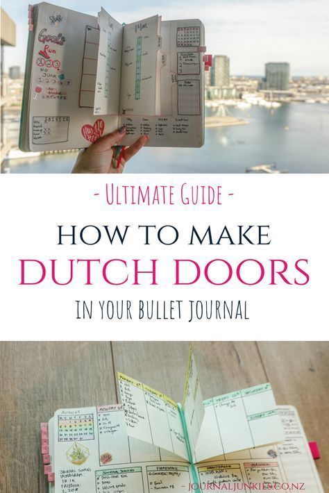 Dutch Door Bullet Journal, Bullet Journal Banners, Bullet Journal Collections, Dutch Doors, Monthly Journal, Bullet Journal Page, Journal Layouts, Bullet Journal Hacks, Bullet Journal Ideas