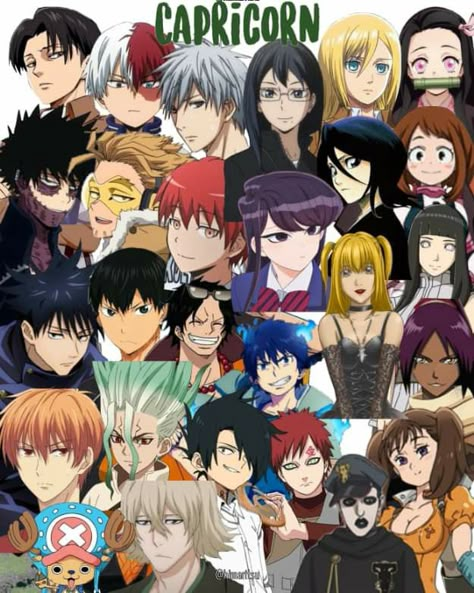 Capricorn Anime Characters, Anime Characters Birthdays, Anime Zodiac, Promise Neverland, Zodiac Sign Traits, Nature Friendly, Dr Stone, Bullet Journal Writing, Fruits Basket