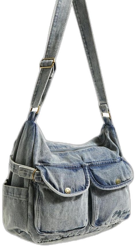 Jean Crossbody Bag, Urban Outfitters Denim Bag, 2000s Bags, Recycled Jeans Bag, My Style Bags, Jean Purse, Denim Handbags, Diy Clothes Design, Recycled Jeans