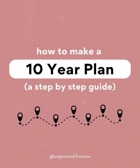 I started making 10-year plans when I was 15, and many of the goals I envisioned for myself back then have come true (going to Stanford, becoming a software engineer, making over $100k). Over the years, I’ve developed a system for reflecting, ideating, setting goals, and identifying the actionable steps needed to achieve them. 10 Year Financial Plan, 10 Year Plan Template, 10 Year Plan Life Goal Settings, 5 Year Plan Template, 10 Year Goals, Life Plan Template, 59th Birthday Ideas, Money Management Activities, Printables Business