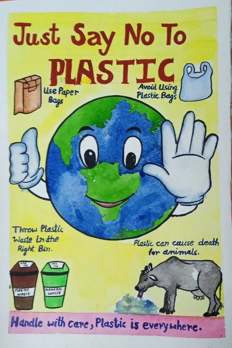 #saynotoplasticsbags🛍️ sustainme.in #sustainme #plastic #PlasticFreeJuly #plastics #plasticpollution #singleuseplastic #saynotoplastics #polybag #thursdayvibes #plasticspackaging #india #pollution #waste #wastemanagement #bottle #microplastics #plasticwaterbottles Planet Versus Plastic Poster, Poster About Recycling, Poster On Say No To Plastic Bags, Say No To Plastic Posters Creative Drawing, Poster Making On Earth Day, Planet Vs Plastic Poster Ideas, Environment Day Poster Ideas Creative, Plastic Recycling Poster, Ban Plastic Poster Drawing