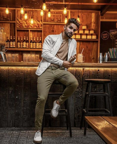 A Bar, A Man, Bar, Pants, Trousers