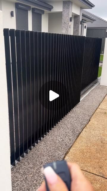 AJ LUXURY DESIGNS on Instagram: "We’ve just installed this top of the range automatic driveway gate system, just a click of a button and the gate opens and closes instantly! There are plenty of modern designs to choose from so if you want the extra protection - give us a call 👌🏻

📱 0416761109
📩 admin@jdwcompany.com.au" Tubular Gate Design Modern, Automatic Gates Driveways, Gate Design Modern, Driveway Gate, Gate Design, Driveway, A Button, Luxury Design, Gate