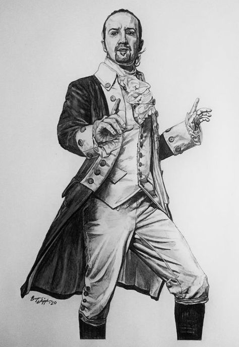 Lin Manuel Miranda Hamilton, Hamilton Drawings, Hamilton Art, Manuel Miranda, Lin Manuel Miranda, Lin Manuel, Portrait Sketches, Painting Gallery, Personal Project