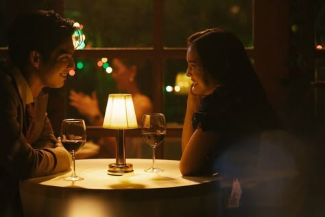 Simple Cocktail Dress, Bright Vachirawit Chivaaree, This Kind Of Love, Jazz Bar, Bright Vachirawit, Couples Vibe, The Love Club, Film Inspiration, Movie Couples