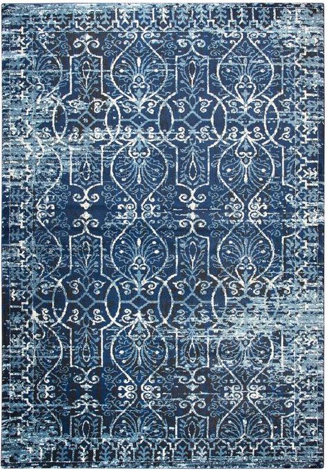 Antique Persian Carpet, Dark Blue Rug, Trellis Rug, Updated Traditional, Rug Direct, Blue Area Rug, Blue Area, Persian Carpet, Blue Ivory