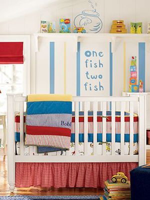 Dr. Seuss Nursery. Love this and primary color and supposed to be stimulating for babies because they understand those color better than more complex colors. Dr Suess Nursery, Dr Seuss Nursery, Boy Nursery Themes, Dr. Seuss, Baby Boy Nursery Themes, Nursery Room Design, Baby Room Design, Dr Suess, Nursery Baby Room