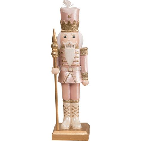 Pink And Gold Nutcracker, Nutcracker Pink, Pastel Nutcracker, Pink Nutcracker, Nutcracker Decor, Christmas Nutcrackers, Bethany Lowe Designs, Kids Holiday Gifts, Bethany Lowe