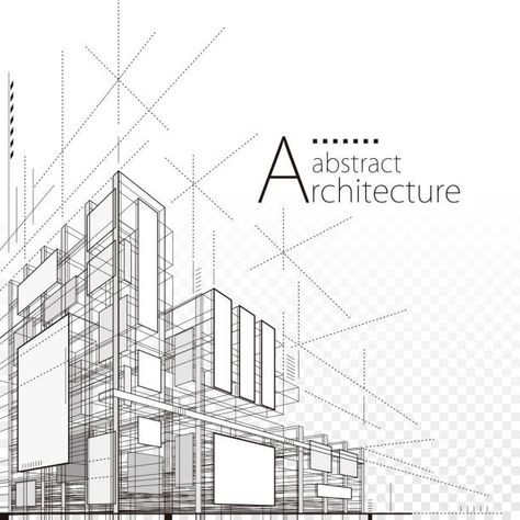 Best Architect Illustrations, Royalty-Free Vector Graphics & Clip Art - iStock Building Construction Portfolio Cover Page, Construction Illustration Architecture, Line Art Building Illustration, Architect Graphic Design, Architecture Album Cover Design, Architecture Cover Design, Architect Business Card Design, Building Illustration Architecture, Line Art Building