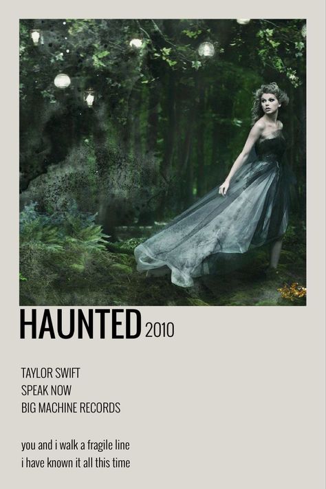 Haunted Taylor Swift, Taylor Swift Haunted, Youre All I Want, Music Poster Ideas, Taylor Swift Speak Now, Print Outs, Swift Lyrics, Taylor Swift Posters, Speak Now