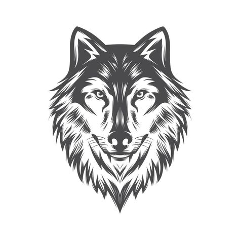 Wolf Logo Design, Eagle Artwork, Angry Wolf, Wolf Logo, Cub Scout, Cute Couple Cartoon, Mural Ideas, Wolf Head, Metal Art Sculpture