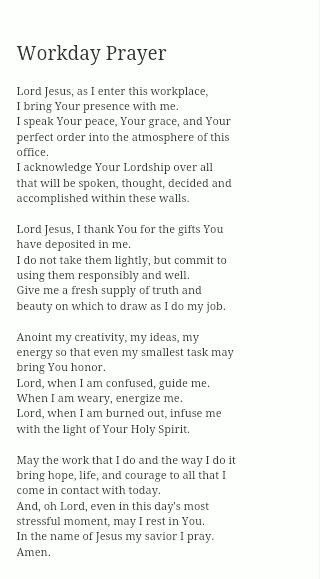 Lord knows I need Him in my workplace. Prayer For Workplace, Prayer For Work, A Course In Miracles, Prayer Times, Life Quotes Love, Prayer Verses, Prayer Board, Prayer Scriptures, Faith Prayer