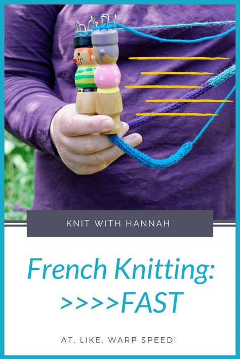 Diy French Knitting, Spool Knitting, Diy Clouds, French Knitting, I Cord, Crafts For Girls, Knitting For Kids, Knitting Tutorial, Loom Knitting