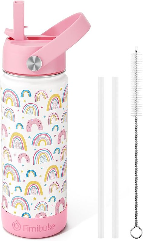 Water Bottles For School, Toddler Water Bottle, Water Bottle For School, Bottle For School, Girls Water Bottles, School Water Bottles, Straw Bottle, Activities For Girls, Cute Water Bottles