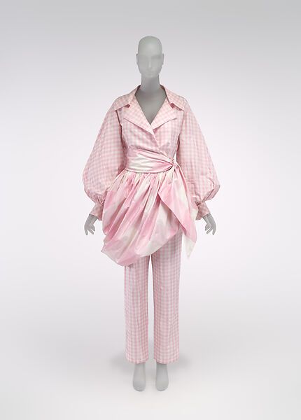 (a, b) Bill Blass Ltd. | Ensemble | American | The Metropolitan Museum of Art Costume Institute, Bill Blass, Summer 2025, Sweater Set, Metropolitan Museum Of Art, Metropolitan Museum, Museum Of Art, Art History, Art Collection