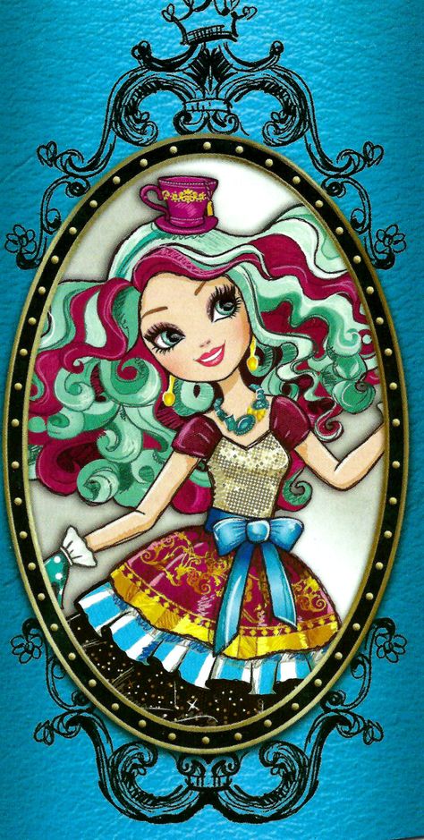 Madeline hatter Maddie Hatter, Everafter High, Ever After High Rebels, Madeline Hatter, Raven Queen, After High School, Fairy Coloring, Wallpaper Iphone Disney, Ever After High