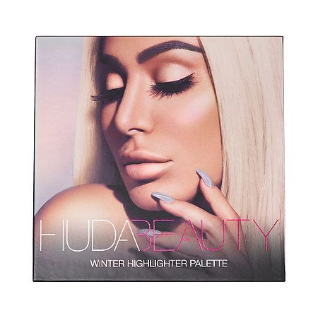 OMG I NEED THIS! Saw it at sephora!  Highlighter Palette – Winter Solstice Palette - Huda Beauty | Sephora Huda Beauty Highlighter Palette, Huda Beauty Highlighter, Huda Kattan, Arch Brows, Huda Beauty Makeup, Cream Highlighter, Winter Rose, Pearl Powder, Highlighter Palette