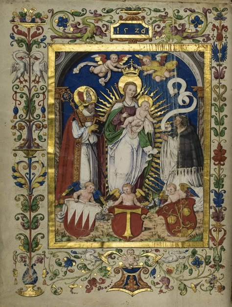 Medieval Art Paintings Middle Ages Illuminated Manuscript, Illumination Art Design, Illuminated Illustration, Medieval Painting, Manuscript Illumination, Heraldry Design, Medieval Artwork, Illustrated Manuscript, Medieval Aesthetic