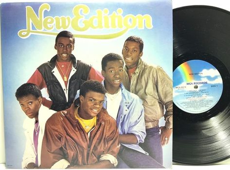 New Edition - Self Titled - 1984 US Pressing MCA-5515 LP Vinyl Record Album stores.ebay.com/capcollectibles  amazon.com/shops/capcollectibles  capitolcollectibles.com  #vinyl #lps #records #vinylrecords #vinylcollection #recordcollection Wall Collage Posters, Michael Bivins, Ricky Bell, Albums Vinyl, Johnny Gill, You're My Everything, Ralph Tresvant, Collage Posters, Album Collection