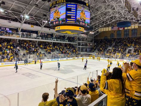 Michigan University Hockey, Umich Campus Aesthetic, Michigan Hockey Aesthetic, Michigan Tech University, U Of M Aesthetic, Umich Hockey Aesthetic, Michigan University Aesthetic, University Of Michigan Aesthetic, Layla Robinson