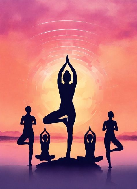 Yoga Benefits Poster, Yoga Wallpaper Backgrounds, Surya Namaskar Step By Step, Surya Namaskar Yoga, People Doing Yoga, Yoga Posses, Yoga Background, Overlay Background, 30 Minute Yoga