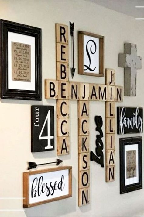 Wall Scrabble, Hobby Lobby Decor, Scrabble Wall Art, Scrabble Wall, Diy Wand, House Items, Dekor Diy, Letter Decoration, Cute Dorm Rooms