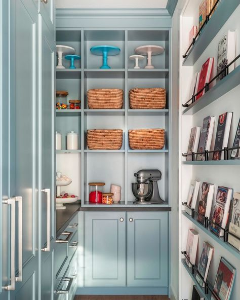 33 • Instagram Blue Pantry, Blue Farmhouse, Mudroom Laundry, Farmhouse Pantry, Kitchen Mood Board, Butlers Pantry, Annie Selke, Laundry Mud Room, Butler's Pantry