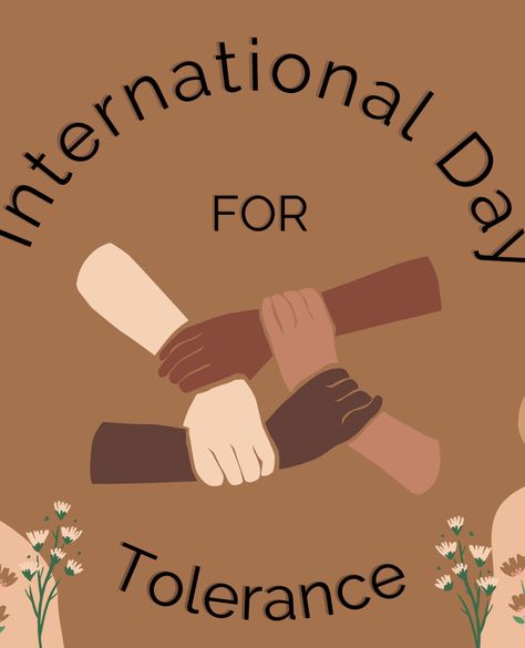 Culture And Society Poster, Tolerance Day Poster, Tolerance Art, Tolerance Day, Tolerance Activities, Showing Respect, Different Cultures, International Day, Cute Easy Drawings