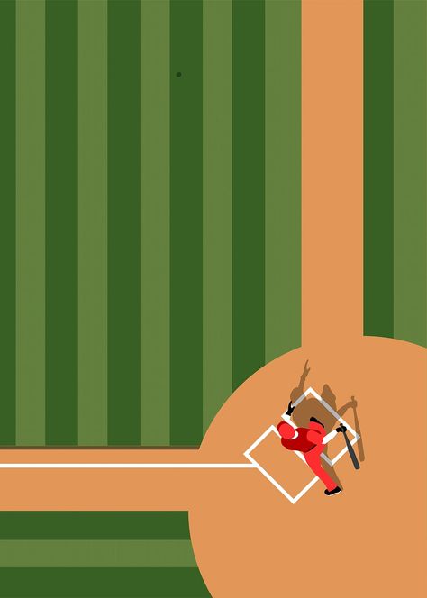 Baseball Graphic Design, Baseball Illustration, Sports Collage, Vintage Sports Decor, Baseball Activities, Sports Illustration, Baseball Vector, London Painting, Baseball Wall Art