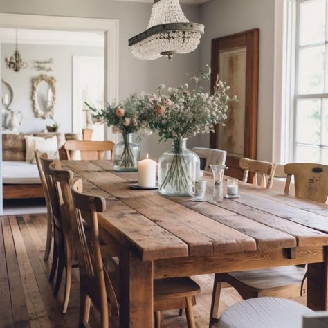 Fall Kitchen Decor Ideas, Farmhouse Dining Rooms, Fall Kitchen Decor, Kitchen Aesthetic, Kitchen Decor Ideas, Inspiration Kitchen, Fall Kitchen, Remodel Kitchen, Kitchen Design Ideas