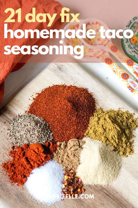 Clean Taco Seasoning, 21 Day Fix Taco Seasoning, 21 Day Fix Seasoning Recipes, Easy Taco Seasoning, Easy Taco Seasoning Recipe, Fajita Seasoning Recipe, Make Taco Seasoning, Fajita Seasoning Mix, Homemade Taco Seasoning Mix