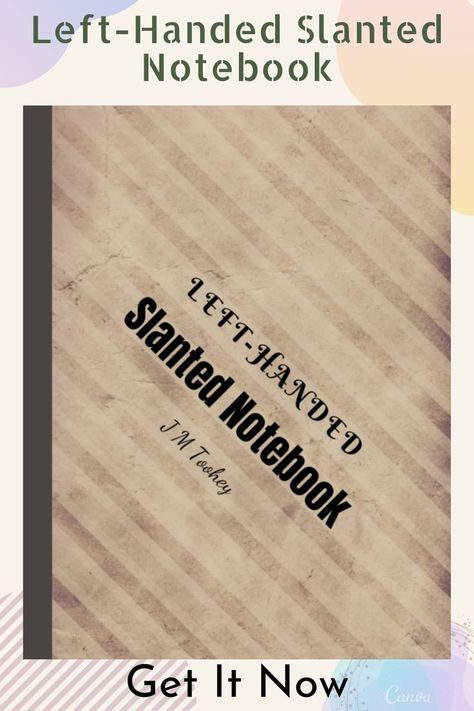 Keeping notes and noting down facts has never been easier with this stylish and minimalist notebook. Get It Now, Left Handed, Notebook