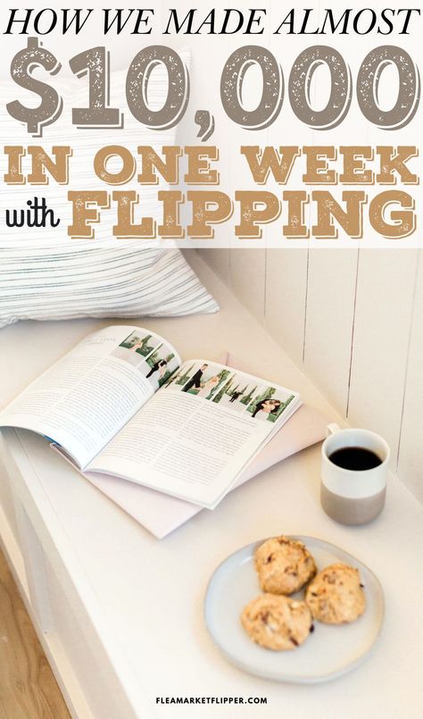 How We Made Almost $10K In One Week With Flipping | Flipping Tips - Do you want to learn how to have a successful flipping side hustle? You can earn extra money online by reselling used items! Click here to read about how we we made almost $10K with only 4 sales! Flea Market Flipper | Reselling Business | Reselling Tips | Make Money Online | Side Hustle Ideas | Work From Home | Reselling Thrift Store Finds | Thrifting Tips | Start A Business | Flipping Business Ideas | Side Hustles From Home Using A Flip Phone, Pallet Flipping Business, How To Resell Thrift Store Finds, Flipping Items For Profit, Flipping Cars For Profit, Reselling Thrift Store Finds, Working Two Jobs, Ebay Selling Tips, Earn Extra Money Online