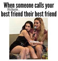 Fifth Harmony funny quote/meme Besties Quotes, Best Friend Quotes Funny, Friends Forever Quotes, Friend Memes, Best Friends Whenever, Best Friends Funny, Bff Quotes, Friends Quotes Funny, Best Friend Quotes