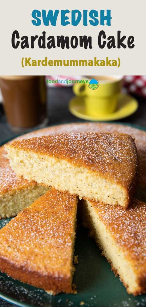 Cardomom Recipes, Cardamon Recipes, Cardamom Recipe, Cardamom Cake, Scandinavian Food, Swedish Recipes, Soda Bread, No Bake Treats, Re A