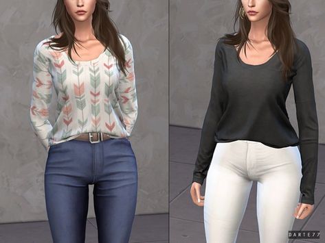 Joker Outfit, Sims 4 Tsr, Sims4 Clothes, Layered T Shirt, Sims 4 Cc Finds, Sims 4 Clothing, Sims 4 Cc, Sims 4 Custom Content, Slim Fit Trousers