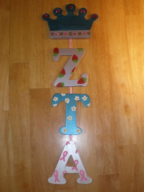 Zeta Tau Alpha letters and crown Zeta Tau Alpha Letters, Griswold Family Christmas, Live A Happy Life, Sorority Letters, Sorority Big Little, National Lampoons Christmas, Sorority Crafts, National Lampoons Christmas Vacation, Lampoon's Christmas Vacation