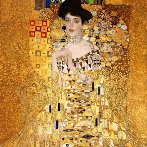 Adele Bloch Bauer, Flame Tree, Woman In Gold, Art Calendar, 1000 Piece Jigsaw Puzzles, Square Card, Dreamy Art, New Poster, Gustav Klimt