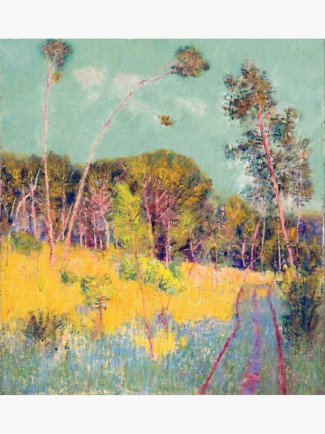 "John Peter Russell - A clearing in the forest" Art Print by Monetlover | Redbubble John Russell, Google Art Project, Australian Painters, Monet Paintings, Van Gogh Museum, Happy Paintings, National Gallery, Australian Artists, Henri Matisse