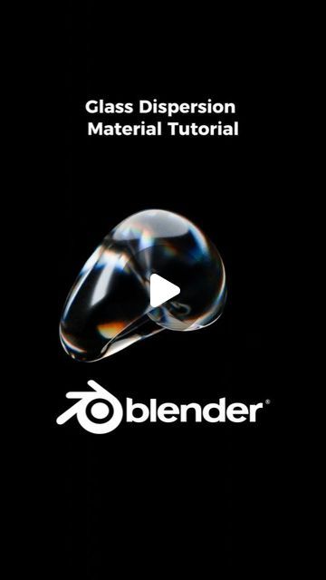 Polyzone | 3D Artist on Instagram: "Glass dispersion material tutorial in Blender  Let's make this cool procedural material in less than a minute  #blender3d #3danimation" Blender Material Nodes, Blender 3d Tutorial, Blender Material, Blender Animation, Virtual Reality Art, Glass Blender, 3d Modeling Software, 3d Blender, Blender Tutorial