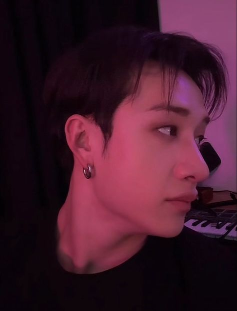 Christopher Bang Chan, Perfect Side Profile, Wolf Chan, Christopher Chan, Baby Live, Christopher Bang, Wolf Photos, Stray Kids Chan, Chris Chan