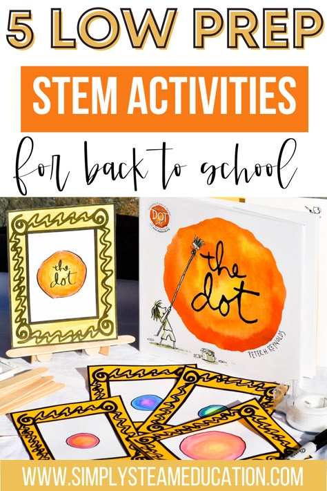 Kindergarten Steam Activity, Story Book Stem Challenges, Back To School Steam Activity, Upper Elementary Steam Activities, Low Prep Steam Activities, Low Prep Activities Elementary, September Steam Activities, After Homework Activities Elementary, First Grade Steam Activities