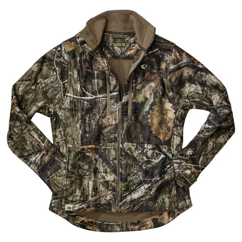 The Mossy Oak Women's Sherpa Lined Fleece Jacket is the ultimate in performance for cool temperatures. Whether you're traversing mountainous terrain or enjoying your favorite deer stand, the athletic cut guarantees you all day comfort. It features a soft, micro-fleece outer layer, and sherpa fleece lining to keep you d Camo Hunting Jacket, Casual Country Outfits, Womens Sherpa, Western Wear Outfits, Deer Stand, Womens Camo, Hunting Jackets, Hunting Clothes, Mossy Oak