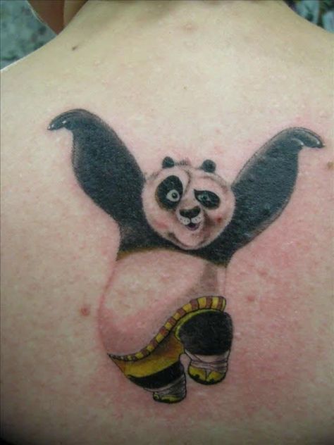 Kung Fu Panda Tattoo, Panda Tattoo, Photo Tattoo, Kung Fu Panda, Tattoo Photo, Future Tattoos, Kung Fu, Tattoo Photos, Paw Print Tattoo