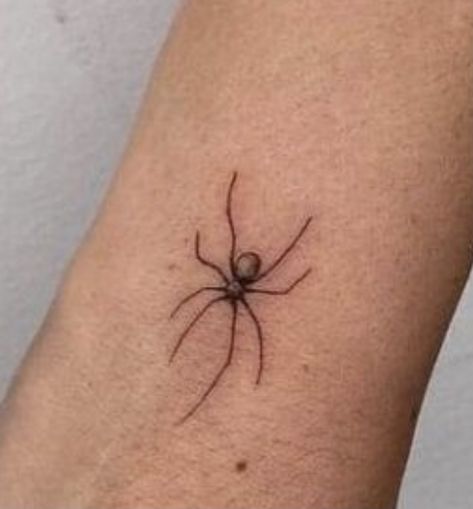 Grunge Fine Line Tattoo, Fine Line Spiderman Tattoo, Spider Tattoo Stick And Poke, Spider Stick And Poke Tattoo, Spider Tattoo Fine Line, Minimalist Spider Tattoo, Small Spider Tattoo Simple, Fine Line Spider Tattoo, Mini Spider Tattoo